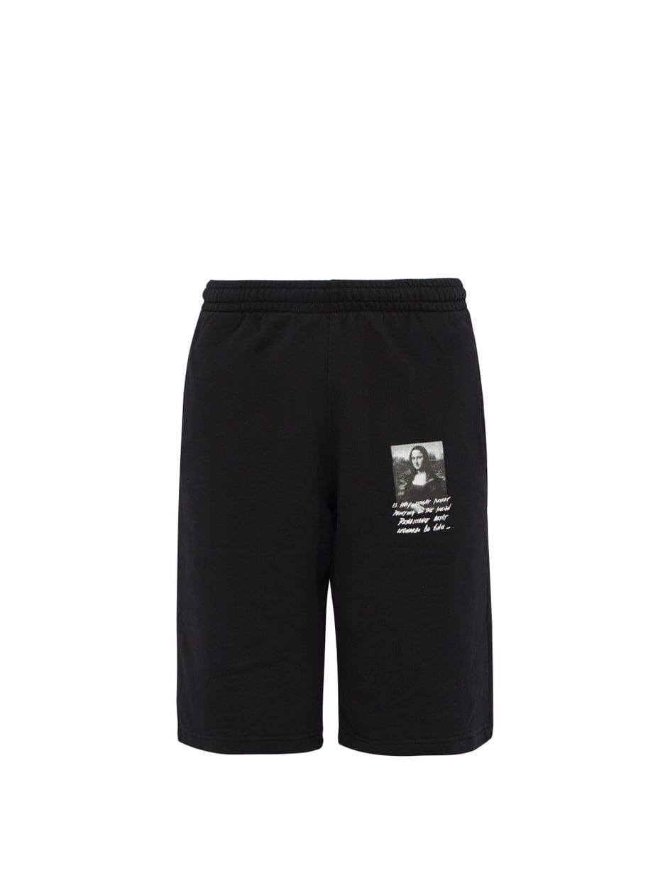 OFF WHITE MONA LISA SHORTS