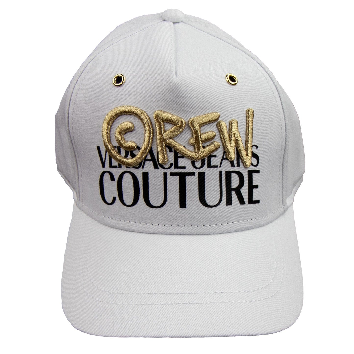 Versace Jeans Couture Crew Logo Baseball Cap White