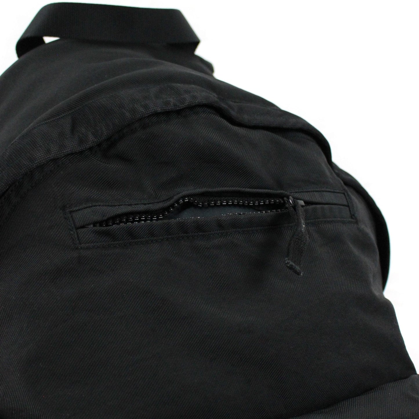 Stone Island Junior Garment Dyed Patch Logo Rucksack Black V0029