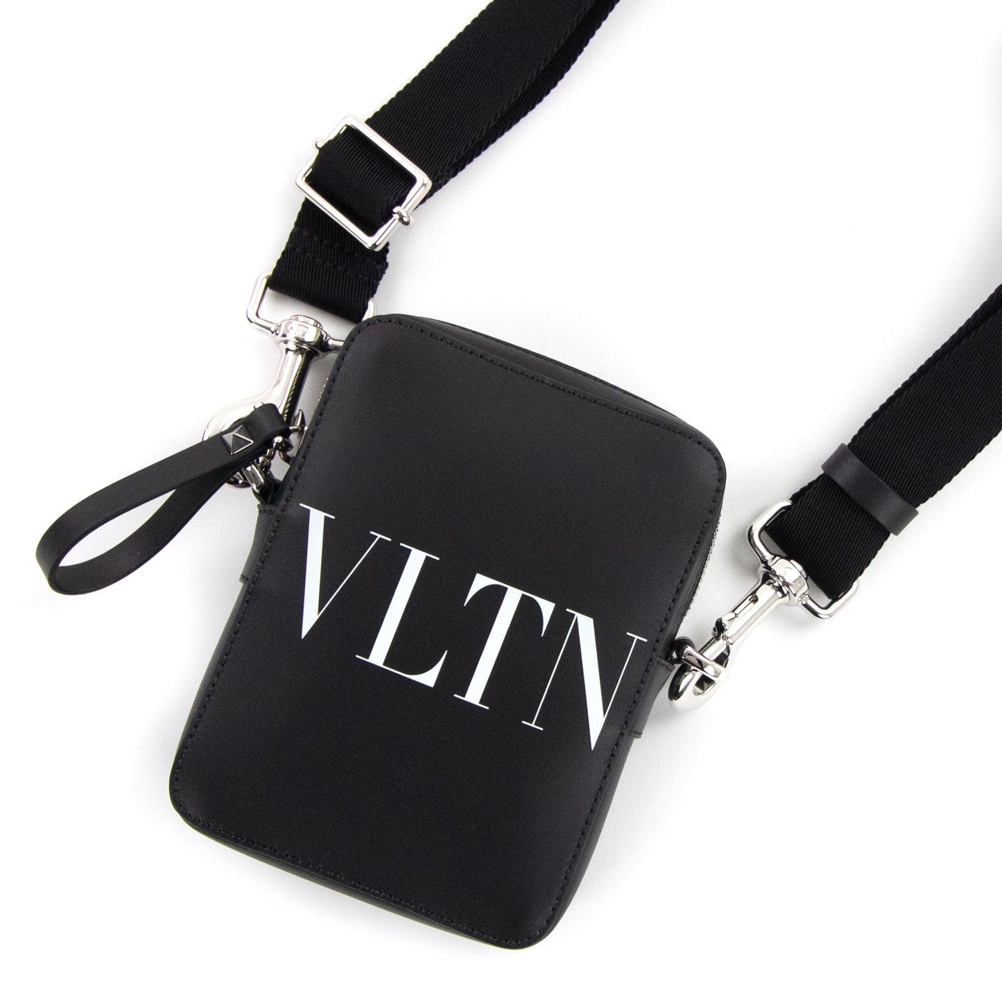 Valentino Vltn Logo Cross Body Bag Black 0ni
