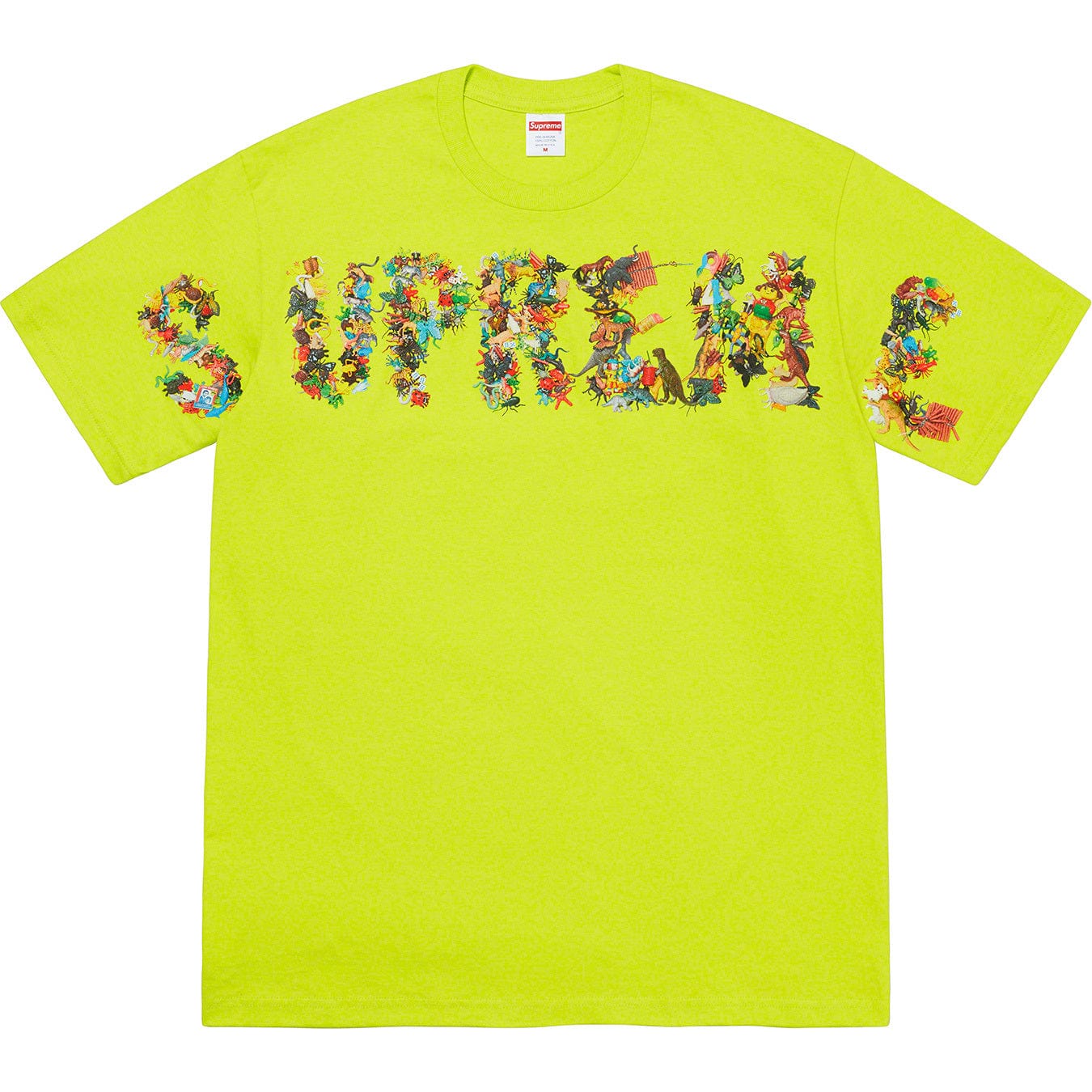 SUPREME TOY PILE TEE BRIGHT GREEN