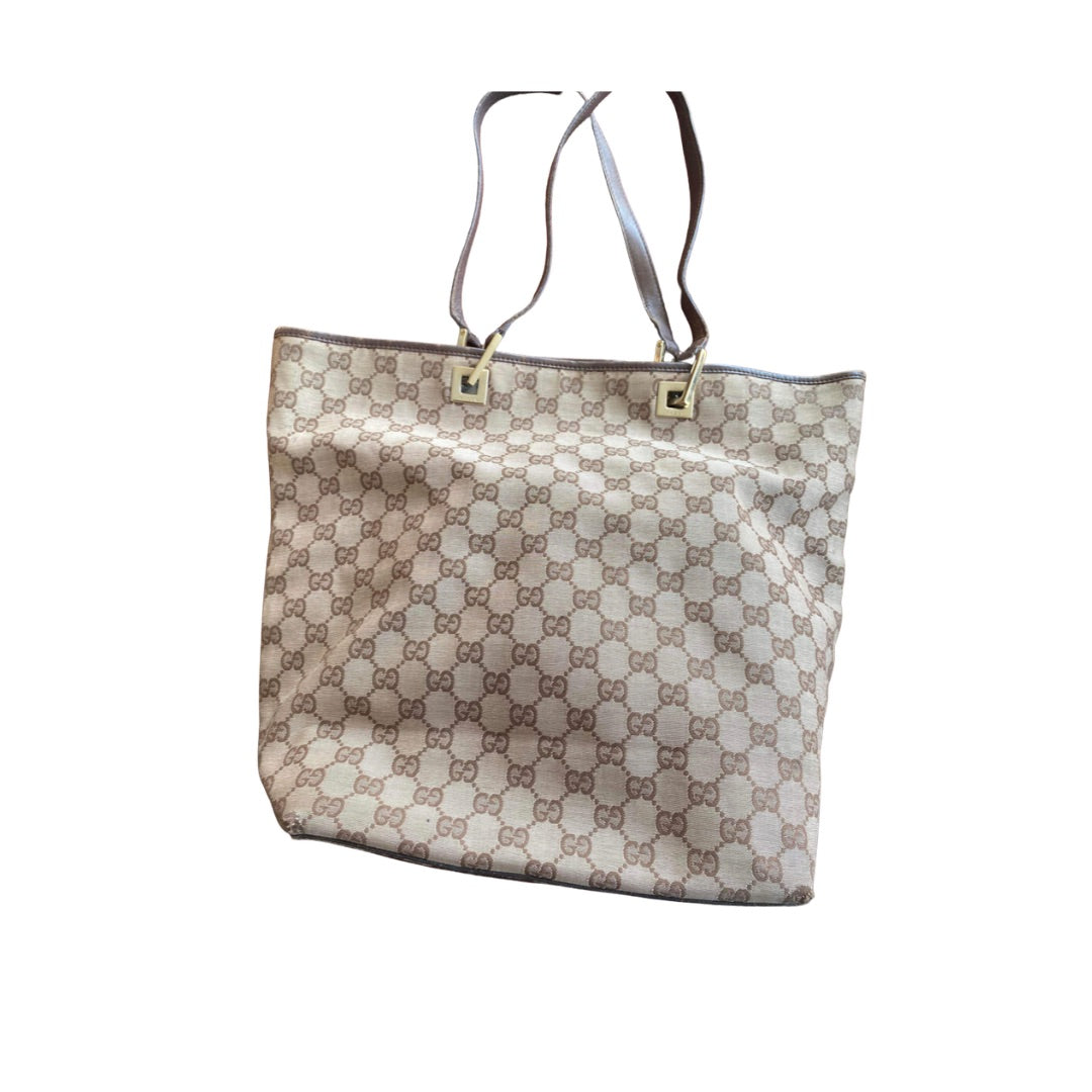 GUCCI GG MONOGRAM LARGE TOTE
