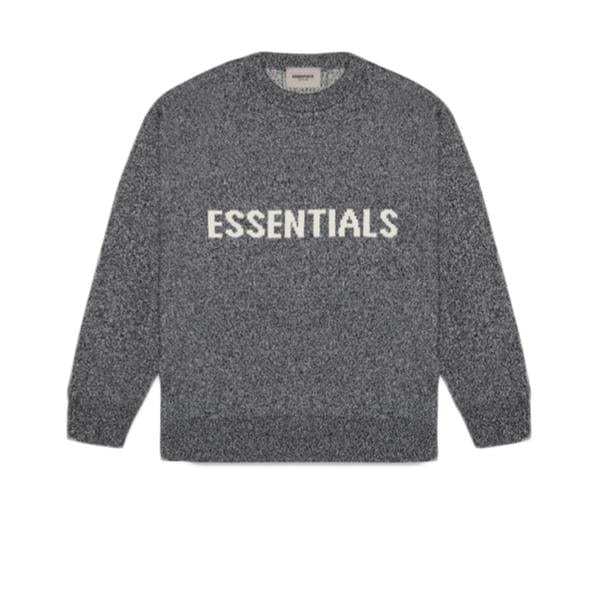 ESSENTIALS FOG KNIT SWEATER BLACK