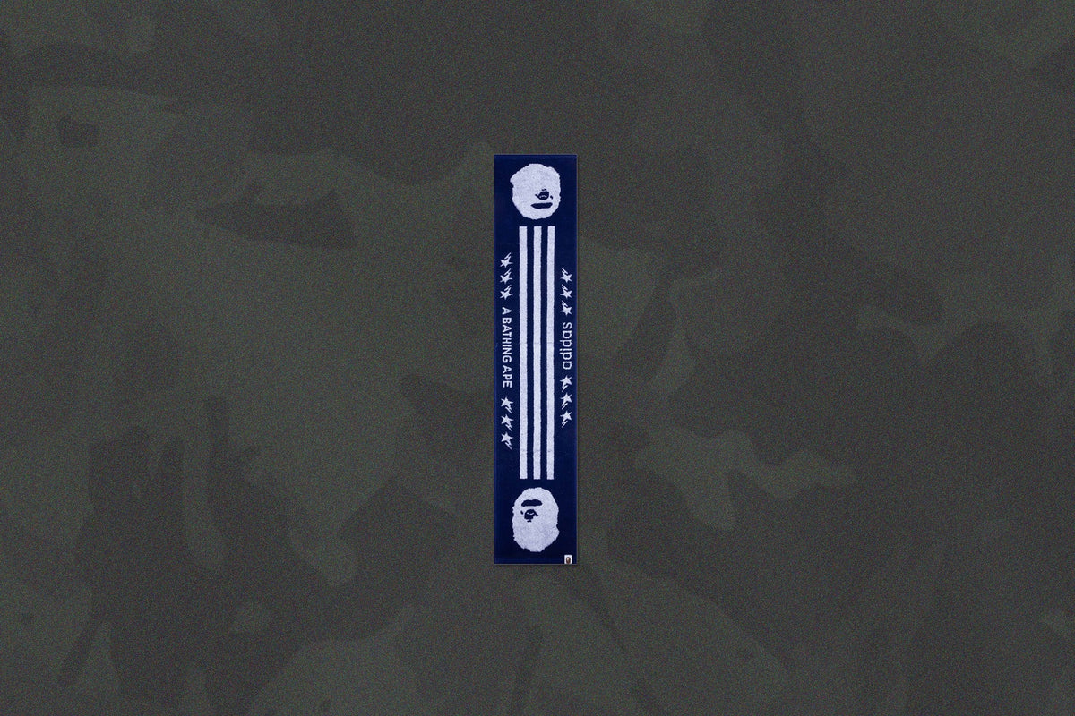 adidas Originals x BAPE Football Towel - Japan Blue