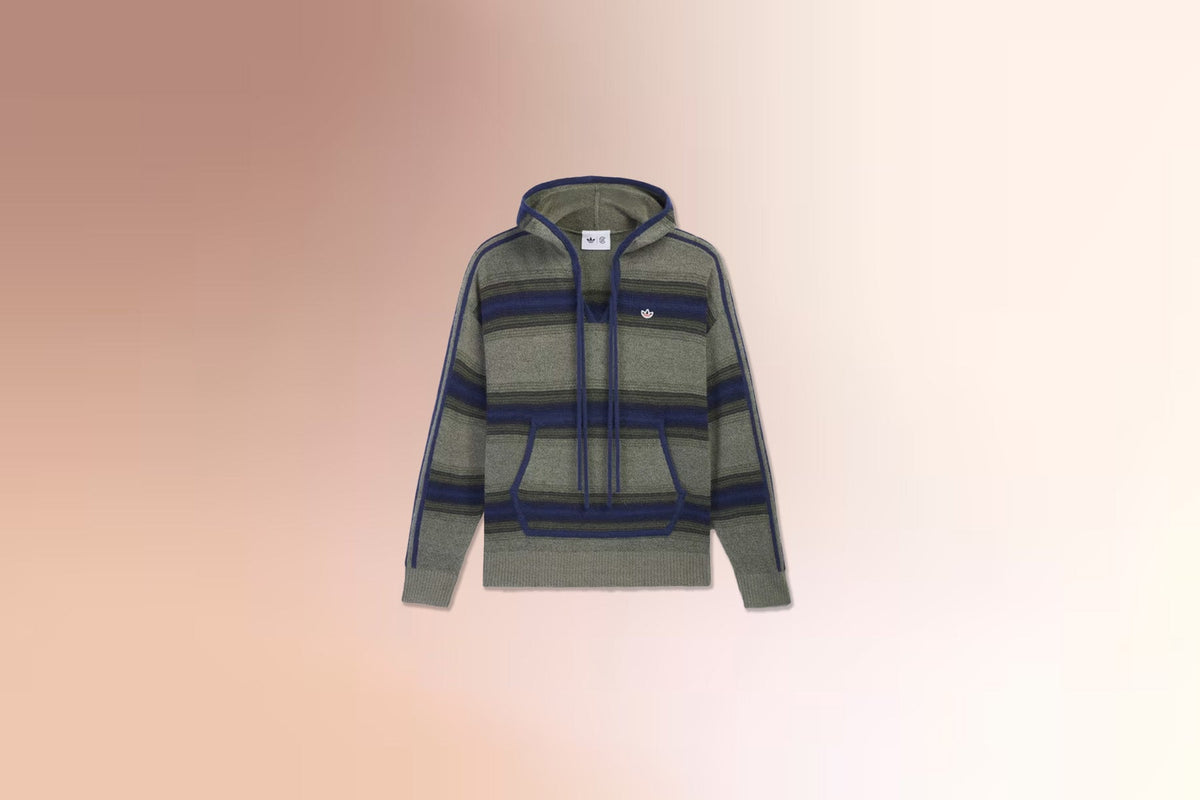 adidas Originals x CLOT by Edison Chen Baja Hoodie - Trace Khaki/Tech Indigo