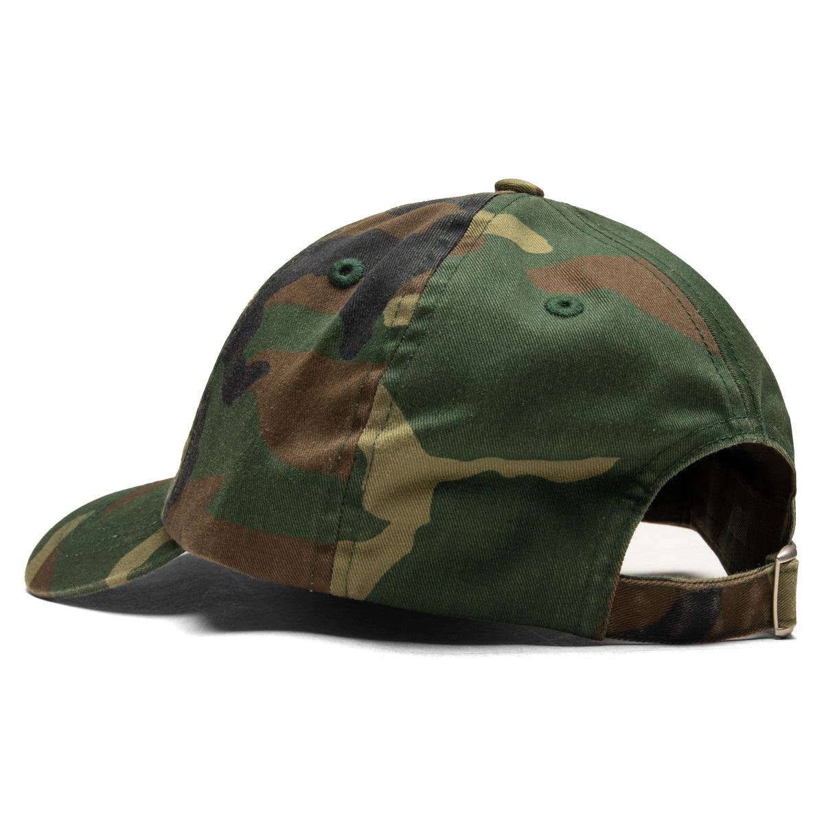 Basic Washed Low Pro Cap - Woodland Camo