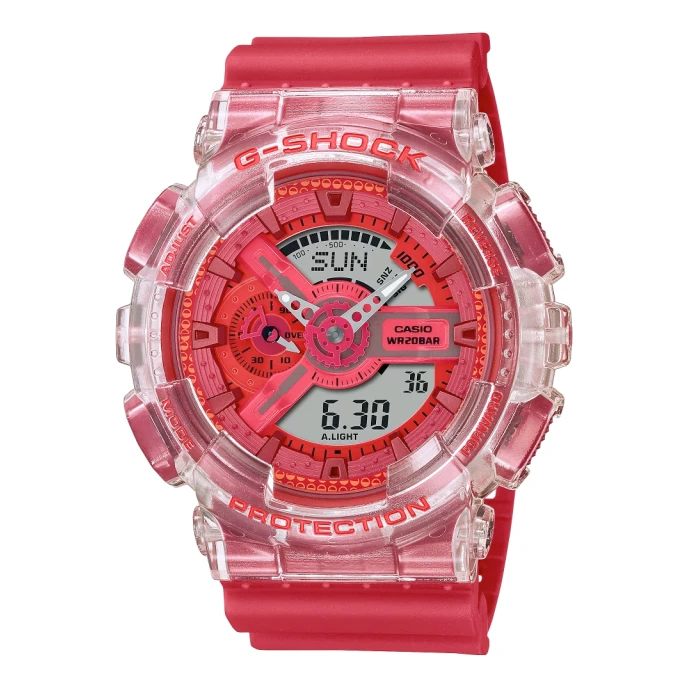 CASIO G-Shock Analog-Digital 'Red' GA-110GL-4APR