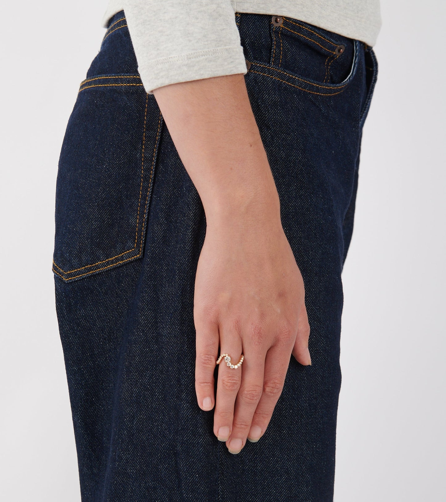 Ocean Ensemble Diamant Ring Gold