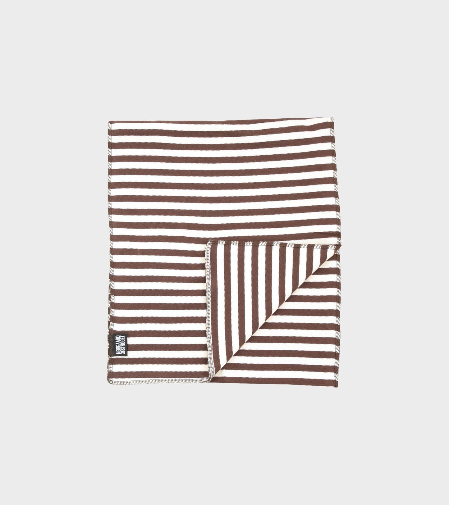 Scarf Interlock Brown/Ecru