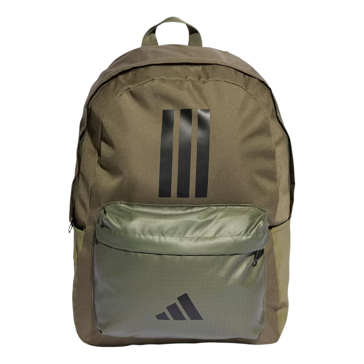adidas Classic Back-to-School 3-Stripes Backpack 'Olive Strata Black' IS7042