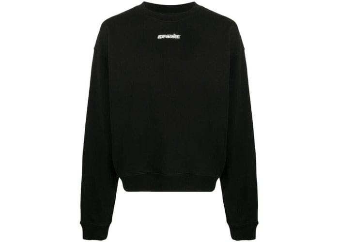 OFF-WHITE MARKER ARROWS CREWNECK SWEATSHIRT BLACK/RED