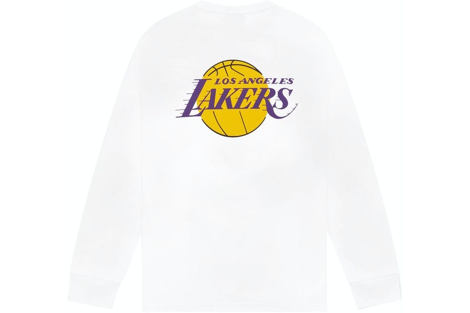 OVO X NBA LONG SLEEVE T-SHIRT LA LAKERS