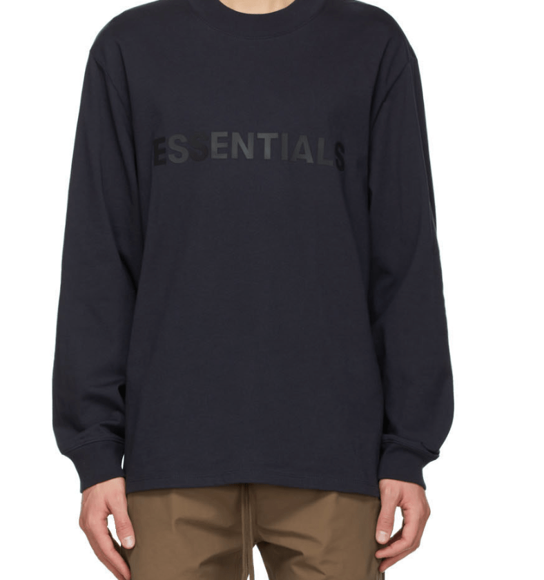ESSENTIALS FOG LONG SLEEVE NAVY