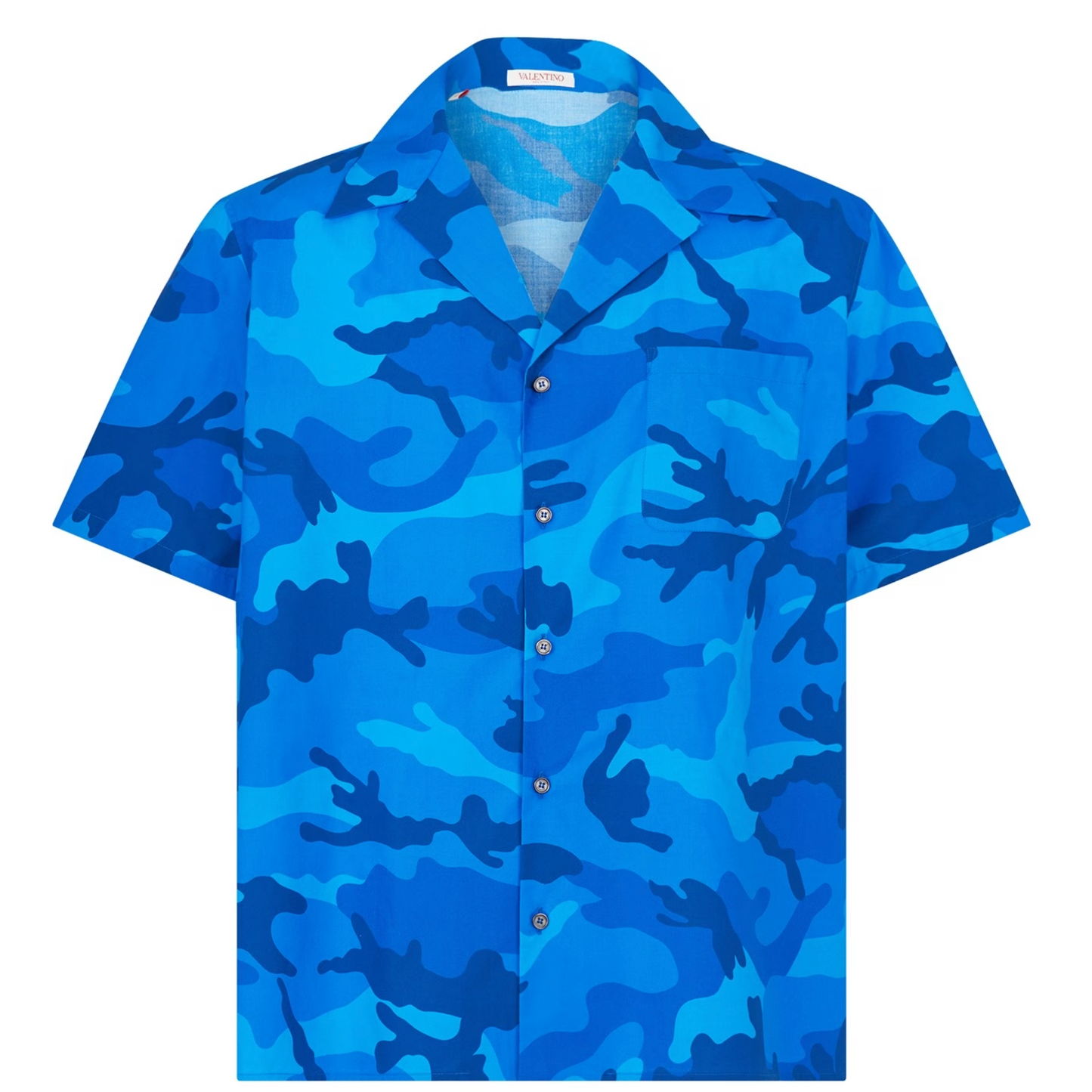 Valentino Camo Logo Shirt