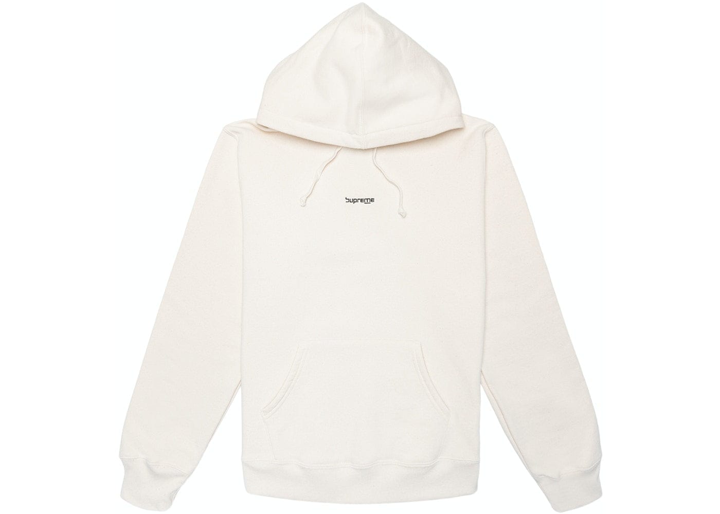 SUPREME DIGITAL LOGO HOODIE NATURAL