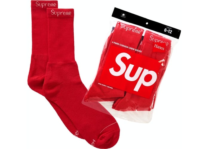 SUPREME HANES SOCKS (1 PAIR)