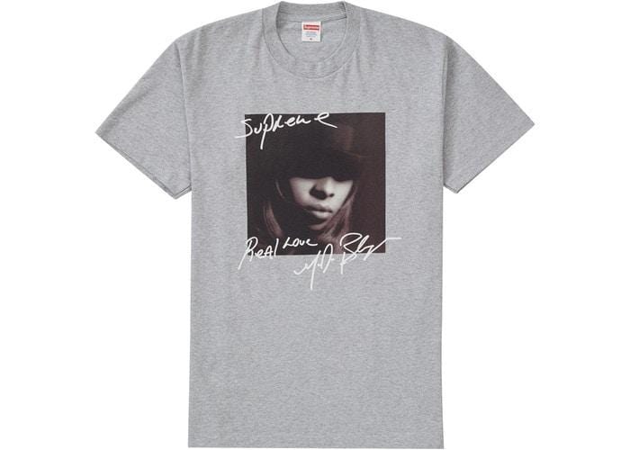 SUPREME MARY J. BLIGE TEE GREY
