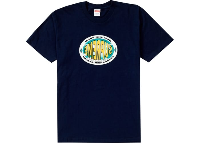 SUPREME NEW SHIT TEE NAVY