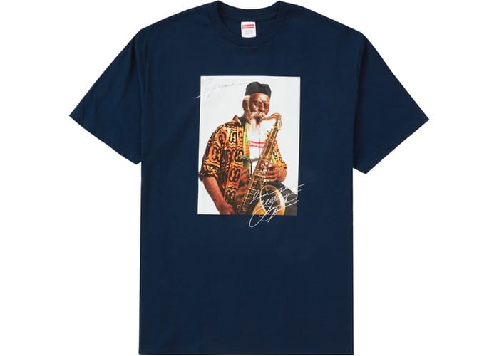 SUPREME PHAROAH SANDERS TEE NAVY