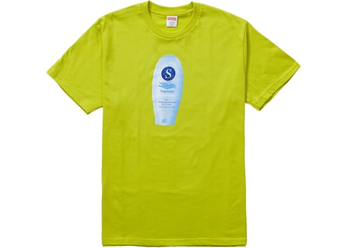 SUPREME CREAM TEE SULFUR