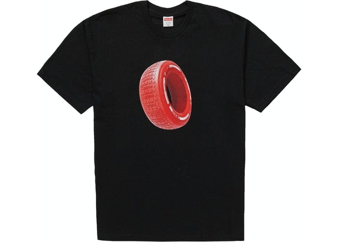 SUPREME TIRE TEE BLACK FW20