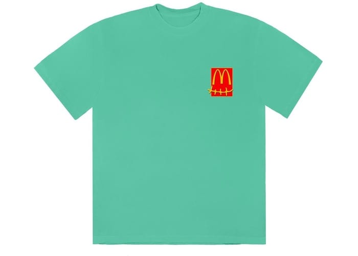 TRAVIS SCOTT X MCDONALD'S ACTION FIGURE SERIES IV T-SHIRT TEAL
