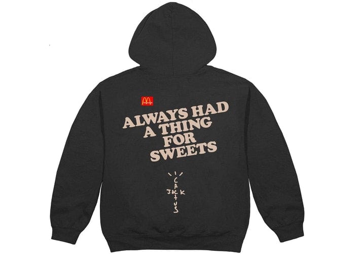 TRAVIS SCOTT X MCDONALD'S APPLE PIE HOODIE BLACK
