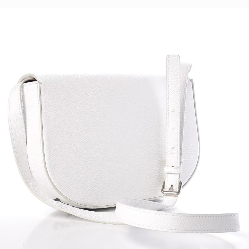 Balenciaga White Logo Ville Day Bag