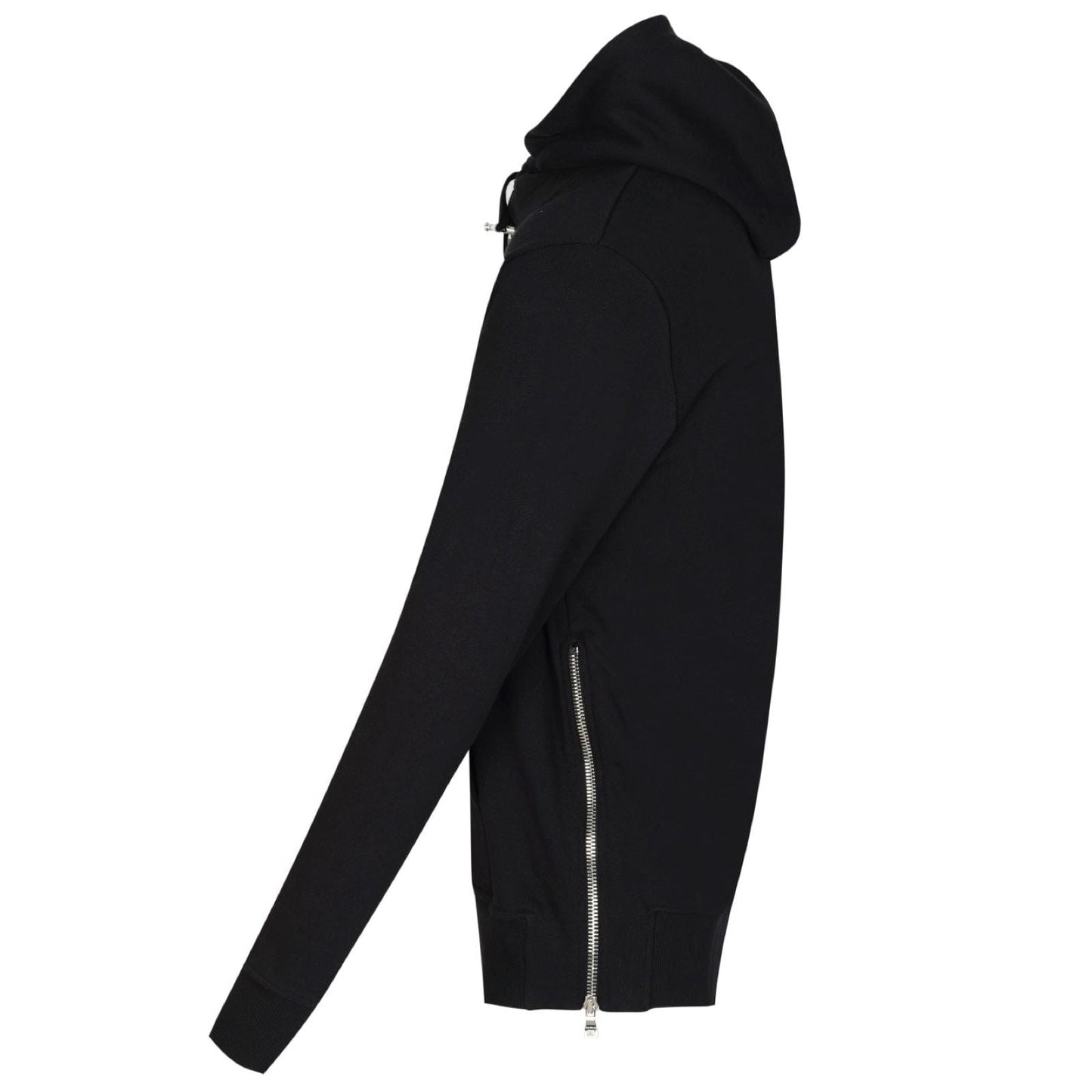 Balmain Black College Logo Hoodie