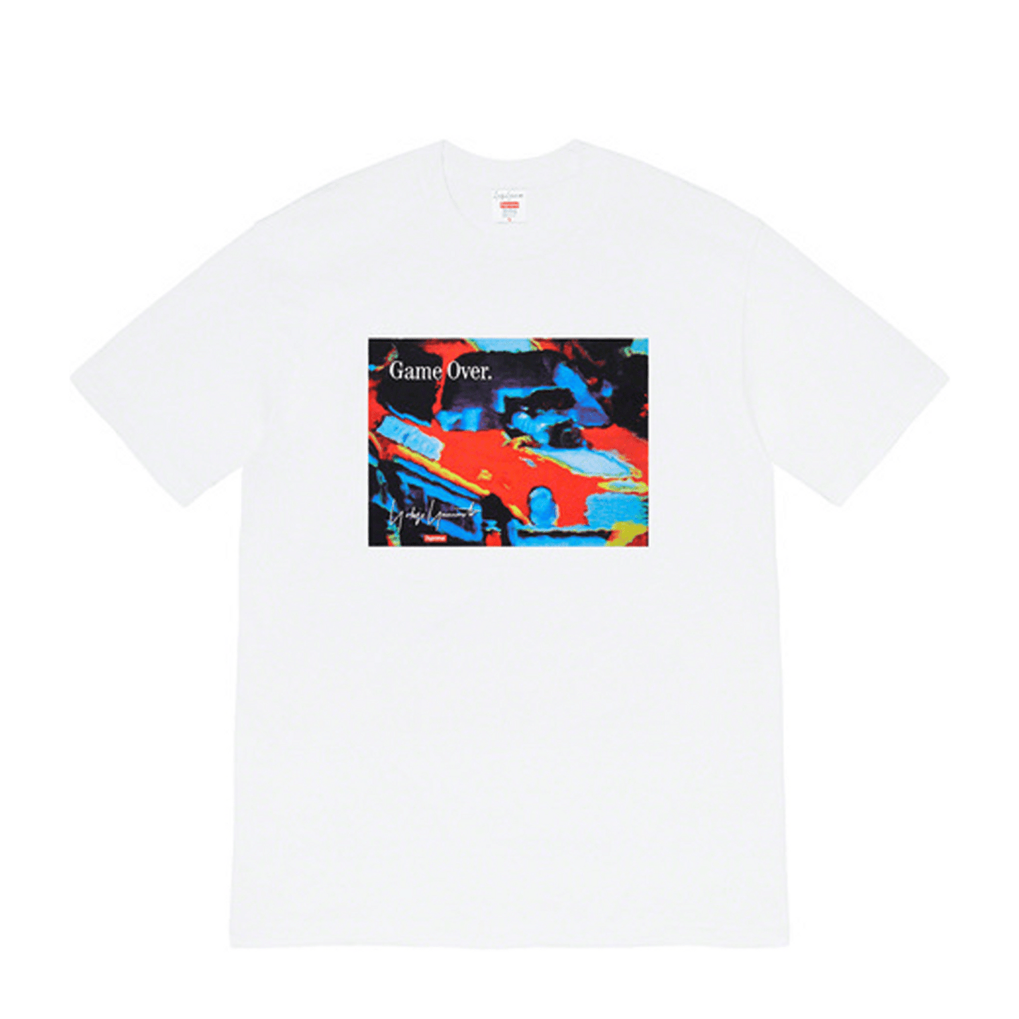 SUPREME YOHJI YAMAMOTO GAME OVER TEE WHITE DO NOT USE