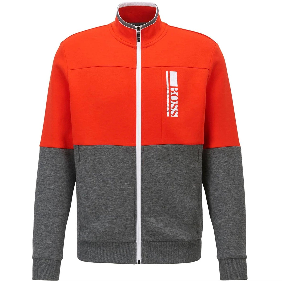 BOSS Logo Zipped Sweatshirt