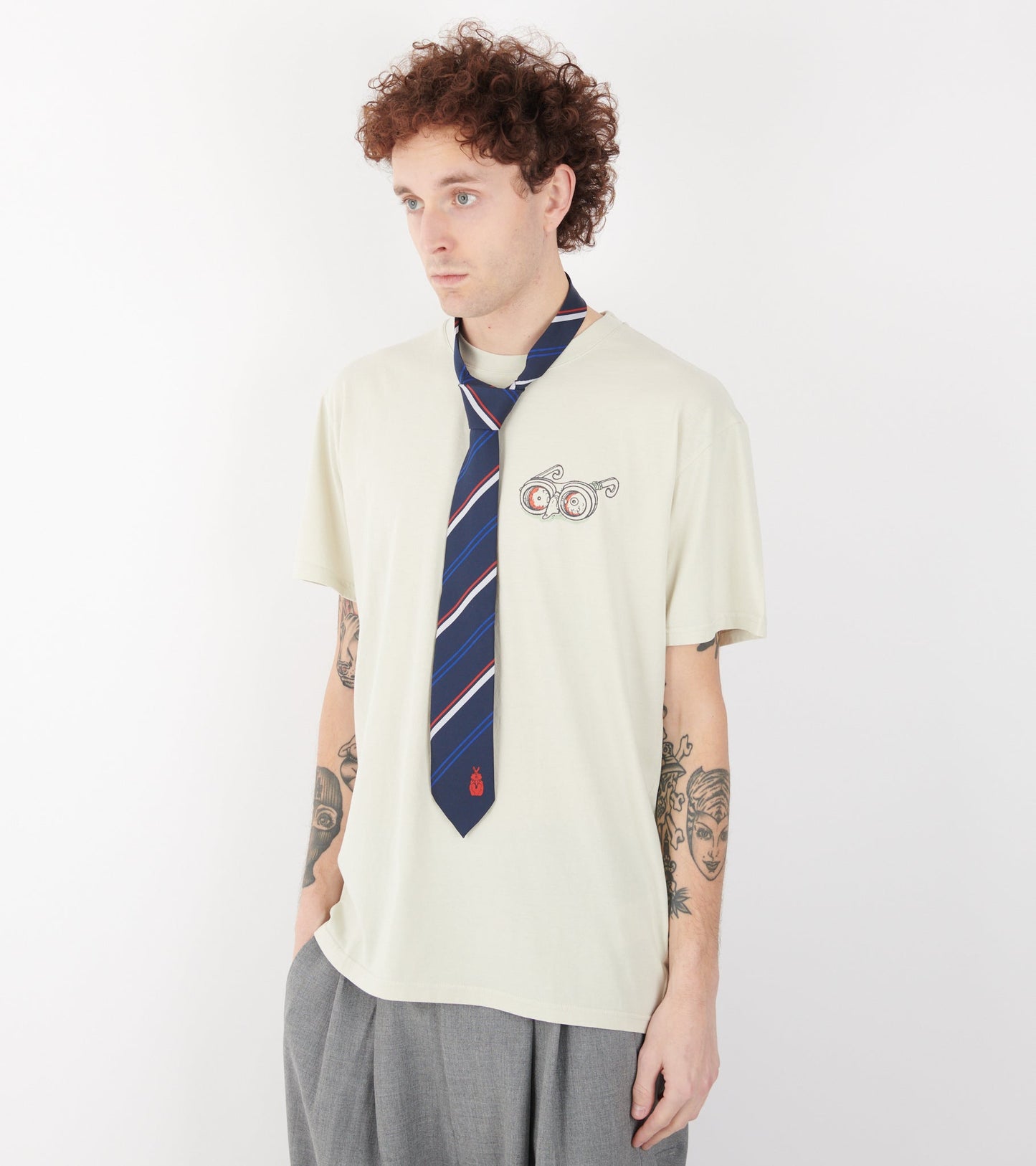 Chicken Tie Navy