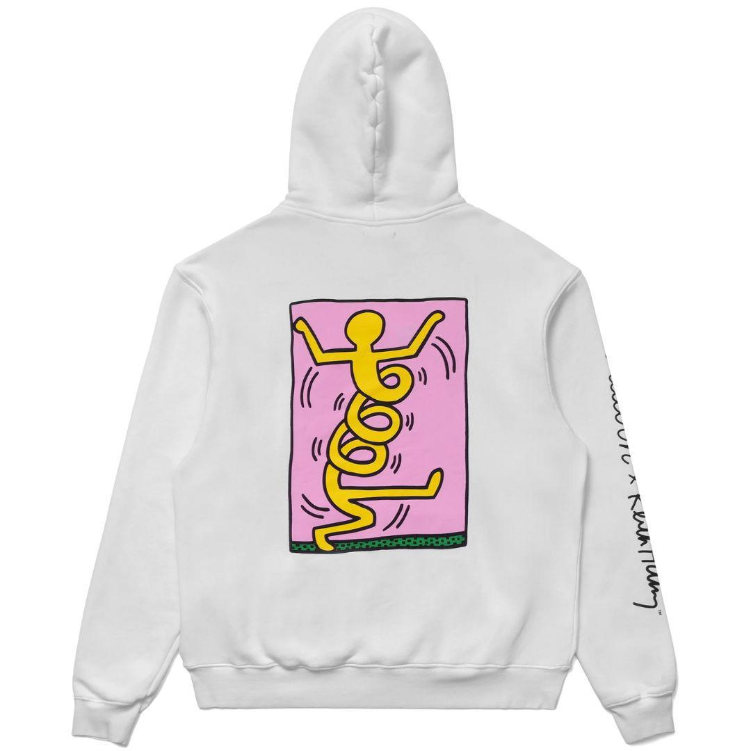 MALBON X KEITH HARING HOODIE WHITE