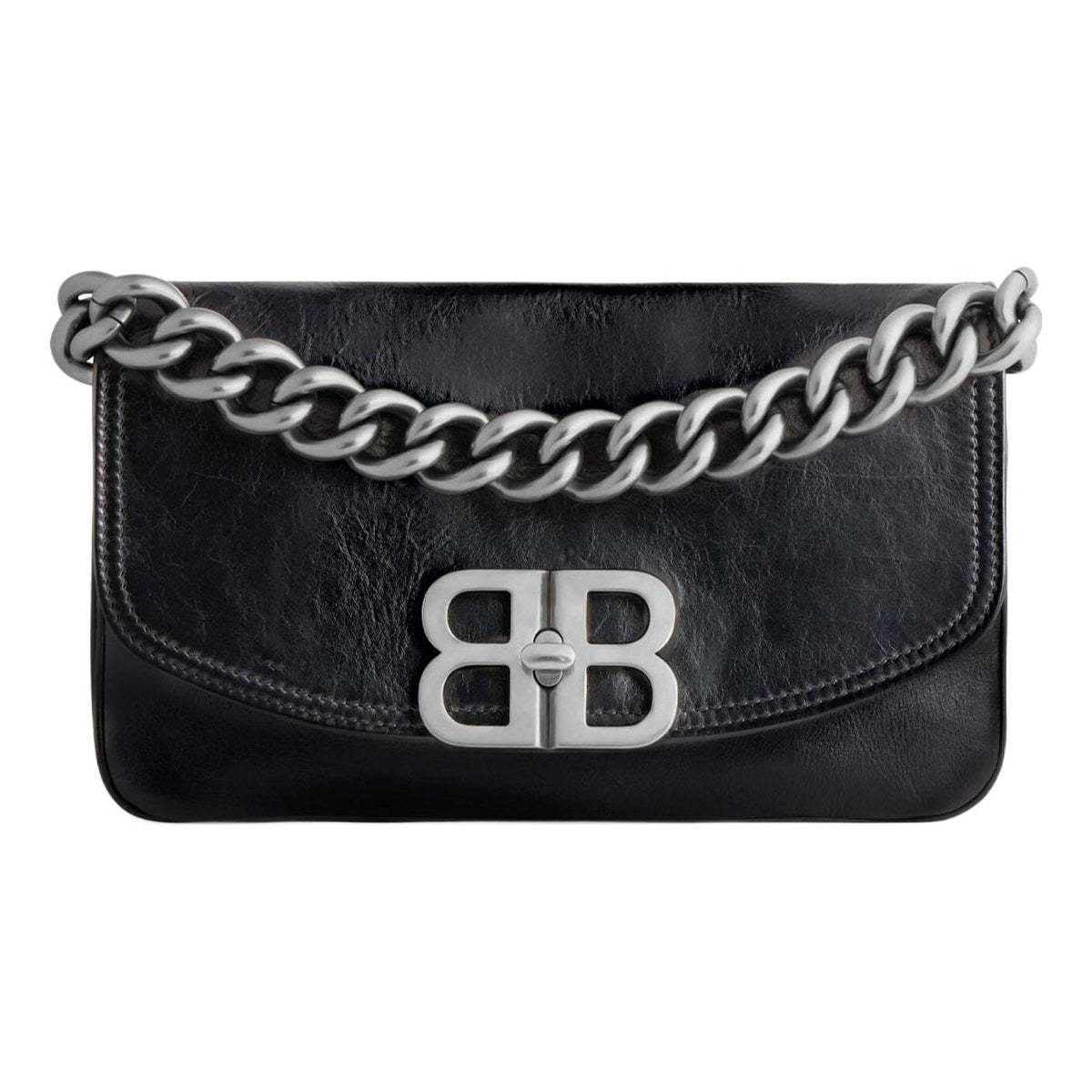 (WMNS) Balenciaga Bb Soft Small Flap Bag 'Black' 7485982AAIY1000