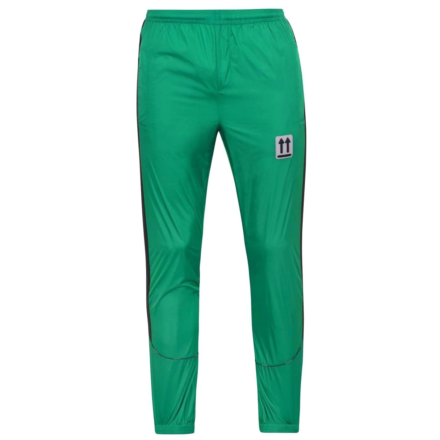 Off-White Green Nylon Trackpants