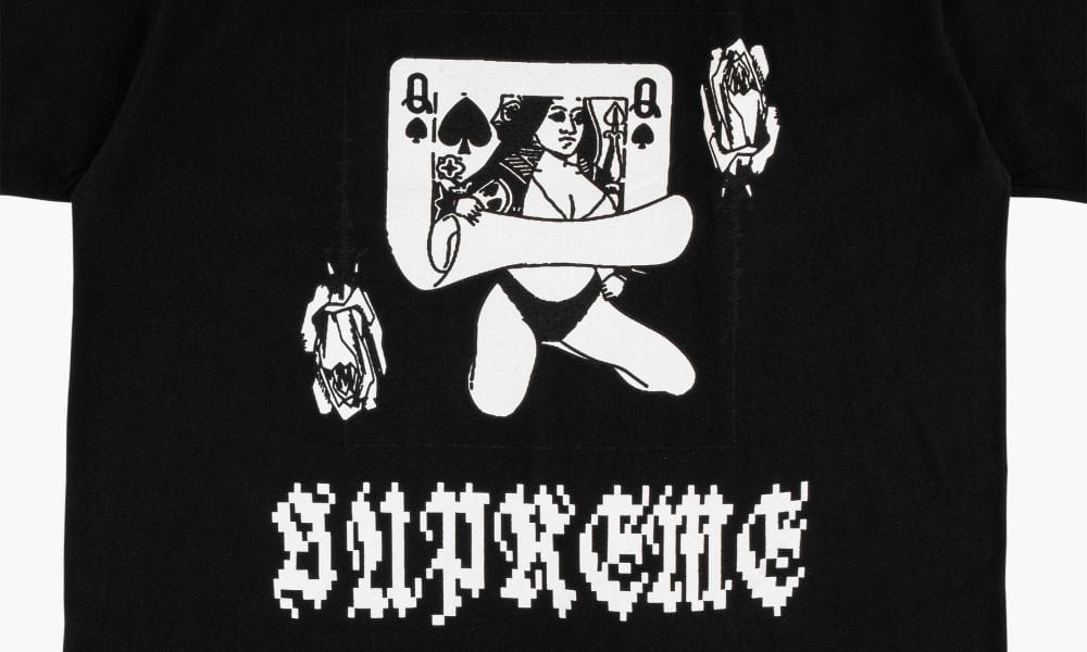 SUPREME QUEEN TEE BLACK