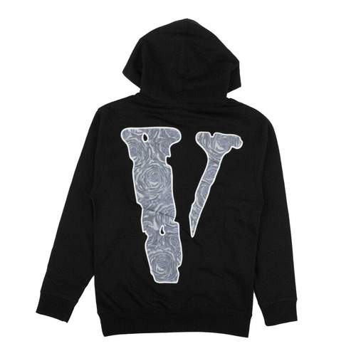 POP SMOKE X VLONE THE WOO HOODIE BLACK