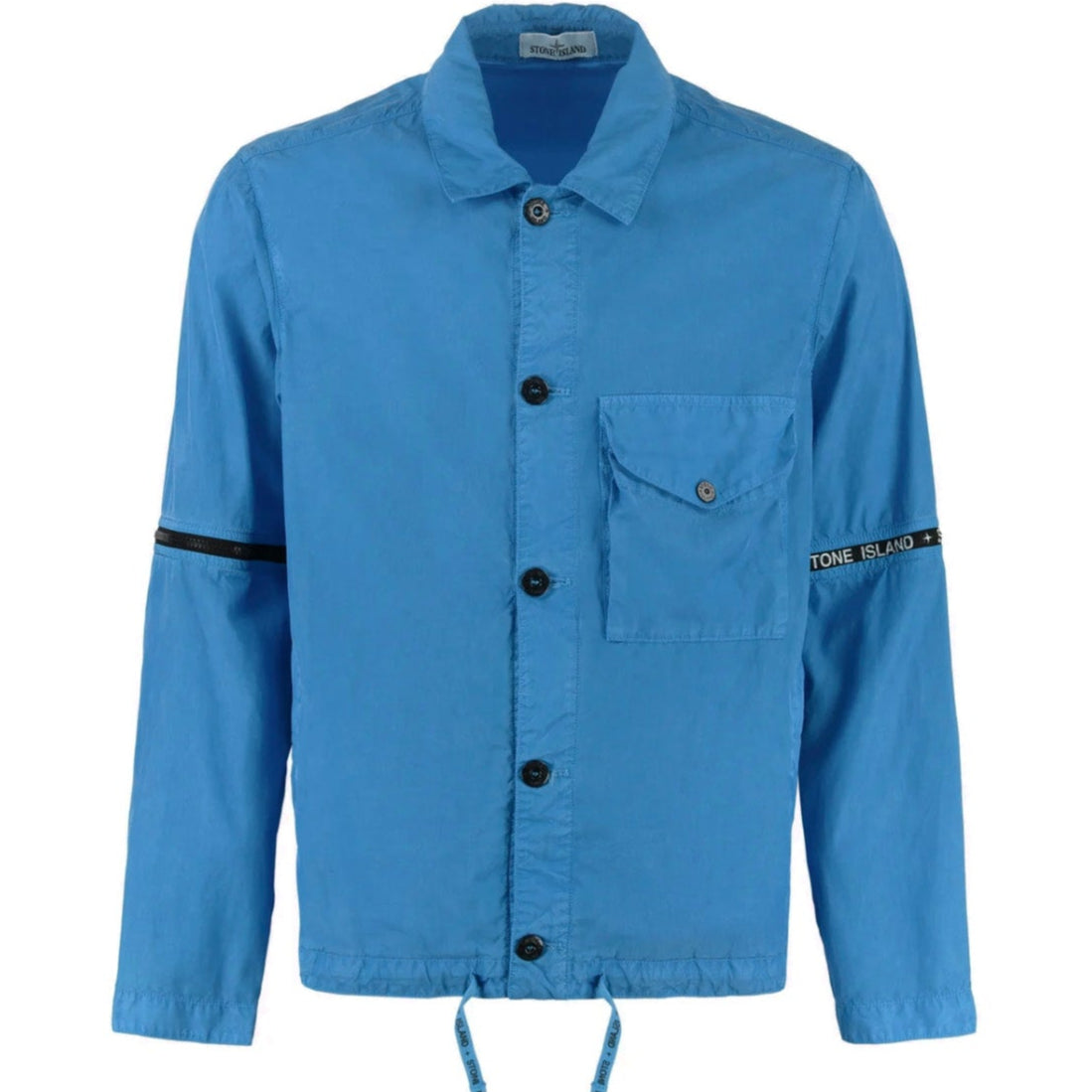 Stone Island Buttoned Logo Overshirt