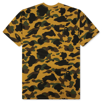 1st Camo College Tee - Yellow