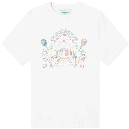 Casablanca White Logo T-Shirt