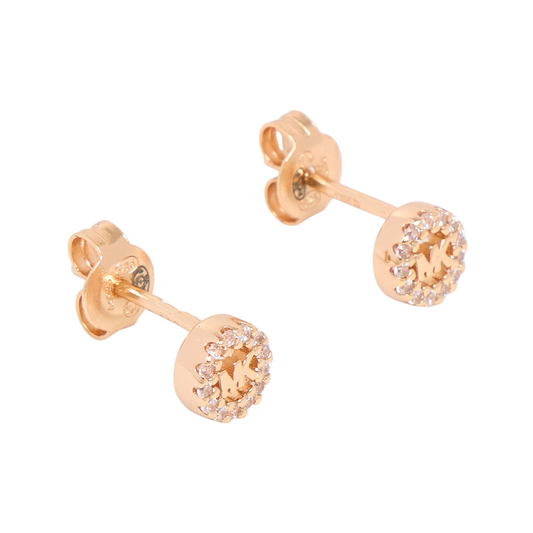 Womens Michael Kors Rose Gold Plated Earings