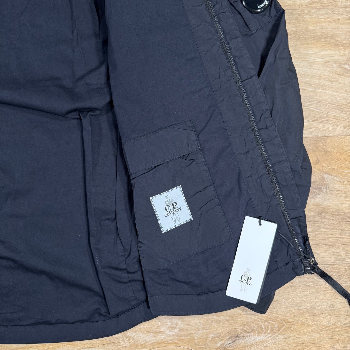 C.P. Company Chrome-R Lens Overshirt in Navy