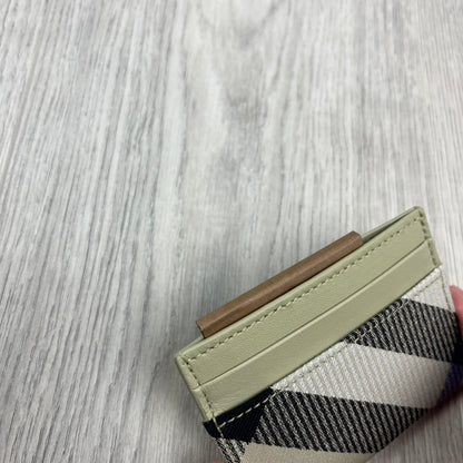 Burberry 'Lichen' Cardholder - Cream