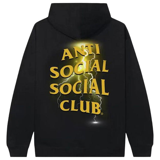 ANTI SOCIAL SOCIAL CLUB TWISTA HOODIE BLACK/YELLOW