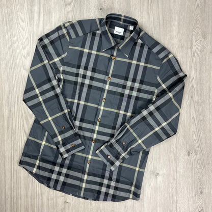 Burberry Check Shirt - Grey
