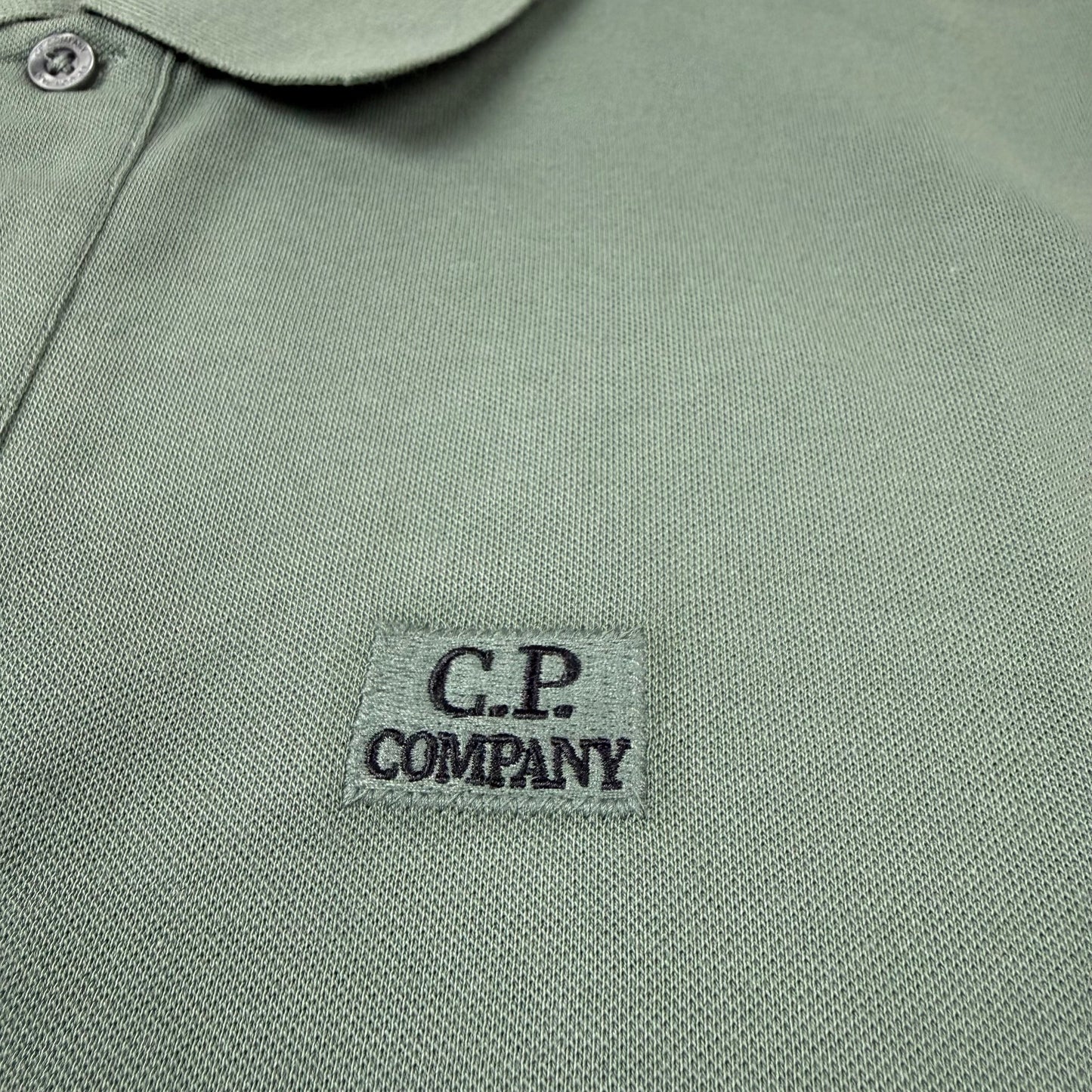 CP Company Piquet Polo Shirt - Laurel Wreath