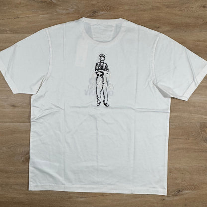 CP Company 30/2 Mercerized Jersey Twisted British Sailor T-Shirt in White