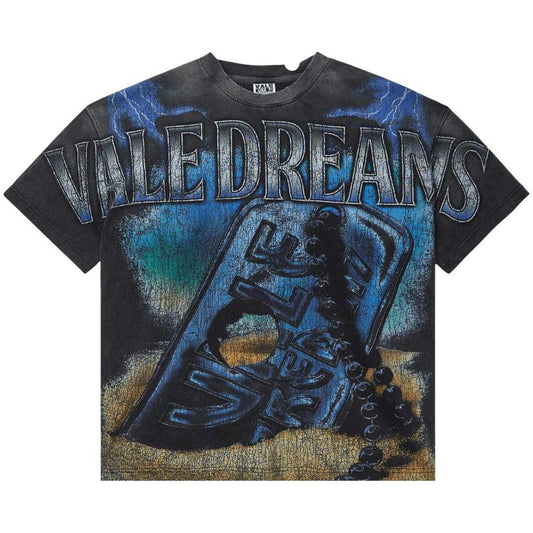 VALE FOREVER DOG TAG T-SHIRT BLACK