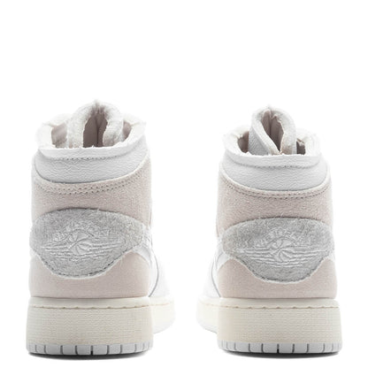 Jordan 1 Mid SE Craft (GS) - White/Light Orewood Brown/Tech Grey