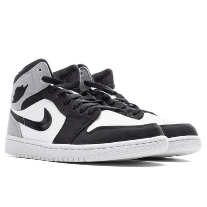 Women's Air Jordan 1 Mid SE - Sail/Black/Light Steel Grey
